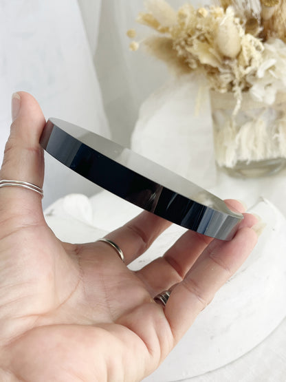BLACK OBSIDIAN MIRROR, STONED AND SAGED AUSTRALIA