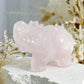 ROSE QUARTZ ELEPHANT || 31748