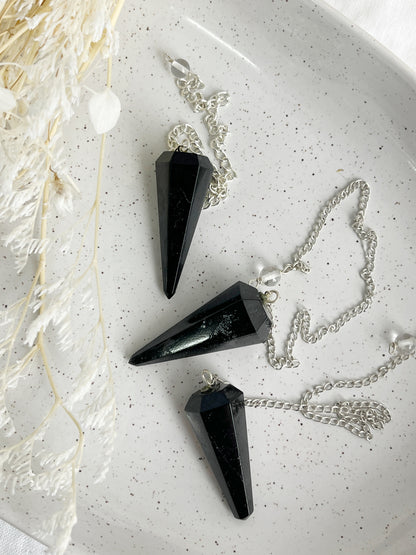 BLACK TOURMALINE PENDULUM || INTUITIVELY CHOSEN