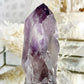 PHANTOM AMETHYST SEMI POLISHED POINT || 30040