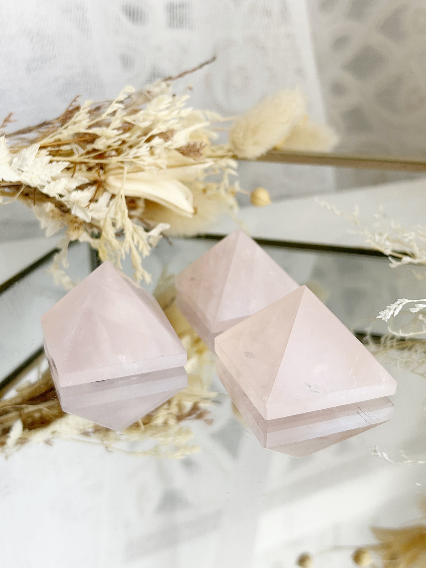 Rose Quartz Pyramid Australia Crystal Shop