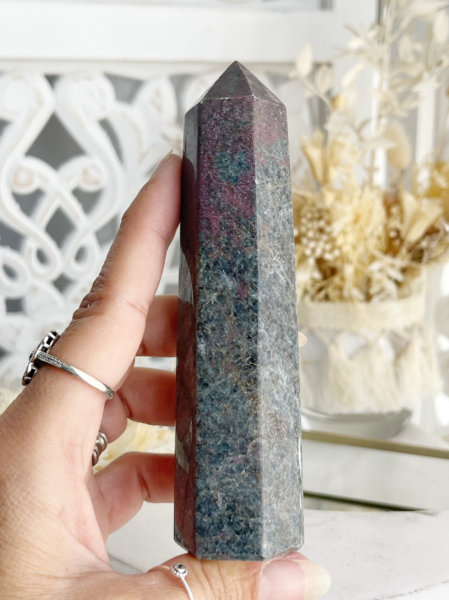 RUBY KYANITE TOWER || 20586