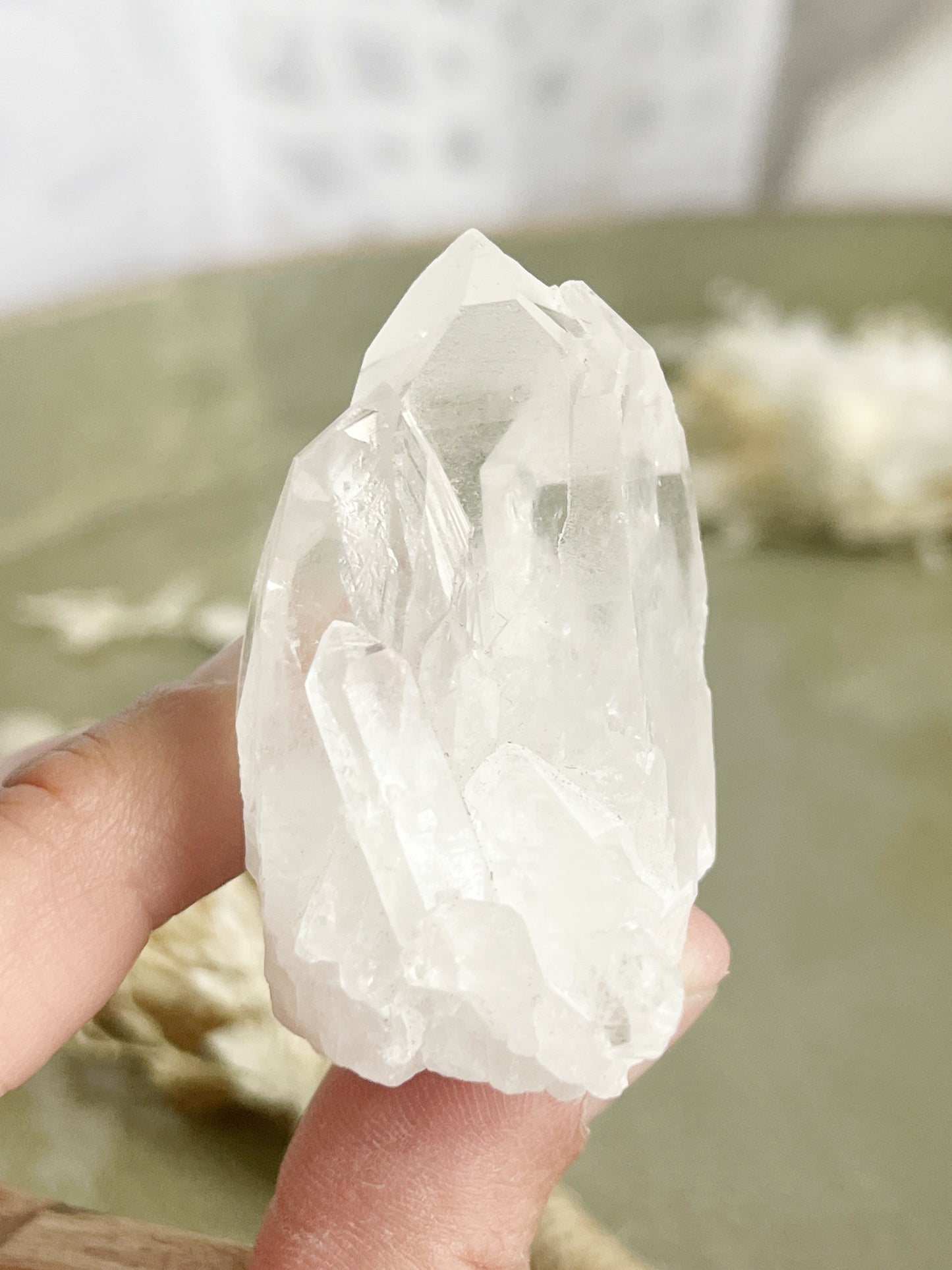 CLEAR QUARTZ CLUSTER || 30046