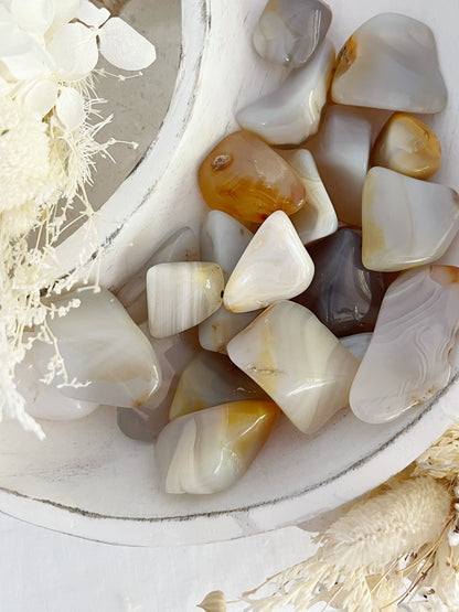 BANDED AGATE TUMBLE, AUSTRALIA