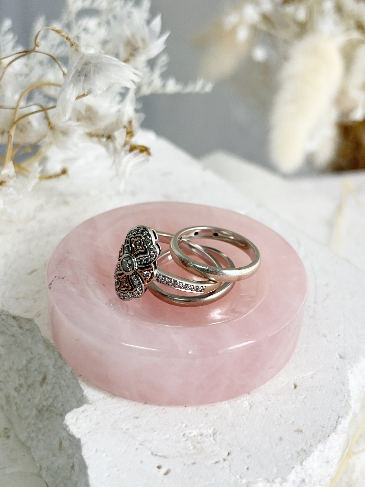ROSE QUARTZ MINI DISH || 31772