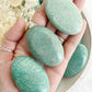 AMAZONITE PALMSTONE || INTUITIVELY CHOSEN