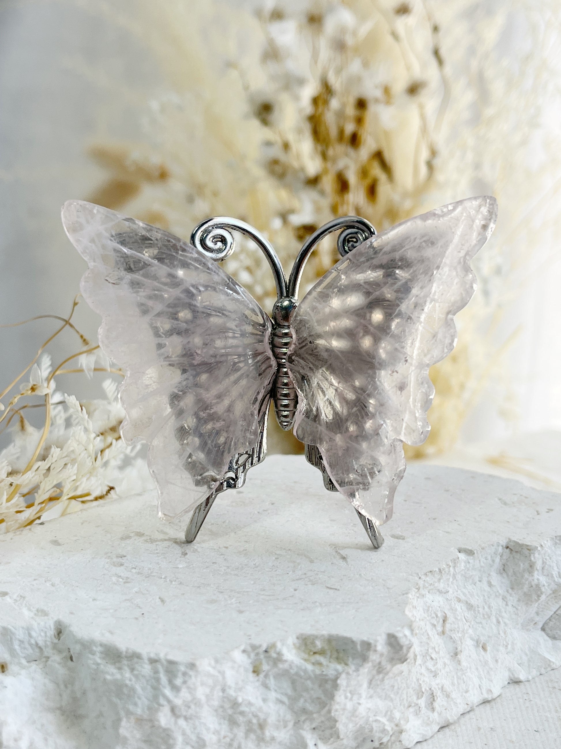 FLOWER AGATE CRYSTAL BUTTERFLY AUSTRALIA SELF GROWTH TRANSFORMATION LOVE HEALING STONED AND SAGED