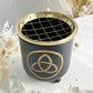 BLACK + GOLD CHARCOAL BURNER CUP || TRIQUETRA 31336