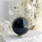 BLACK TOURMALINE SPHERE, 31048, STONED AND SAGED AUSTRALIA