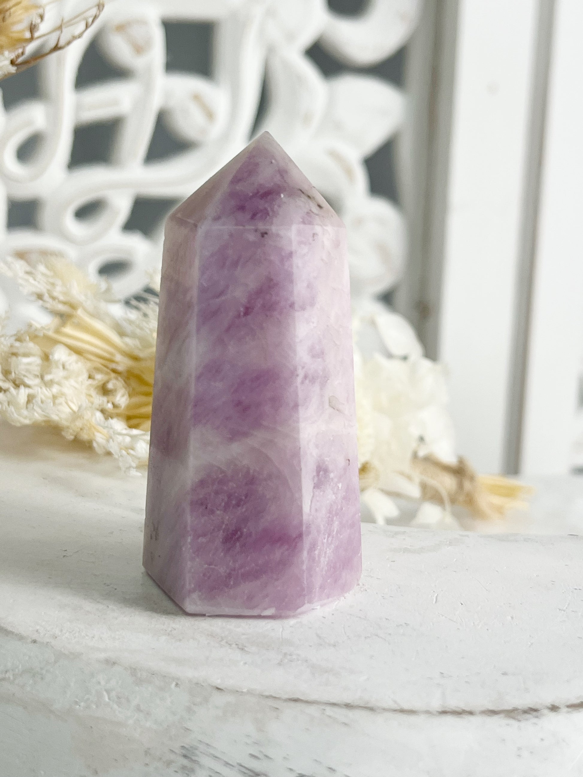 KUNZITE GENERATOR, STONED AND SAGED AUSTRALIA