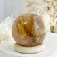 GOLDEN HEALER CRYSTAL SPHERE AUSTRALIA STONED AND SAGED ABUNDANCE