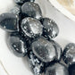 SNOWFLAKE OBSIDIAN TUMBLE, STONED AND SAGED AUSTRALIA