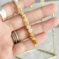 CITRINE BEAD BRACELET || 6MM HEAT TREATED
