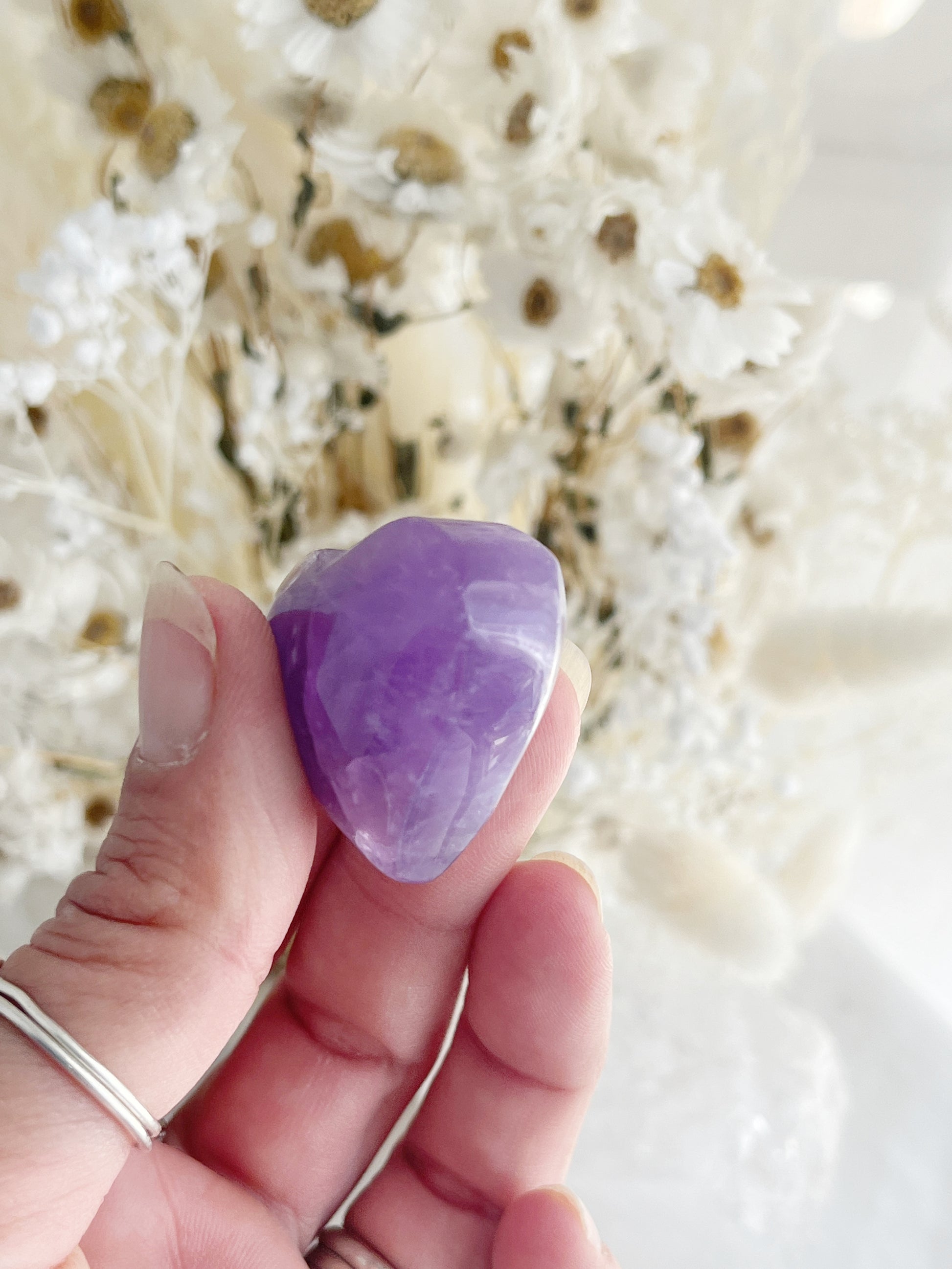 AMETHYST HEART. STONED AND SAGED AUSTRALIA.