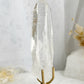 LEMURIAN QUARTZ POINT ON STAND, STONED AND SAGED AUSTRALIA