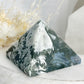 MOSS AGATE PYRAMID, STONED AND SAGED AUSTRALIA