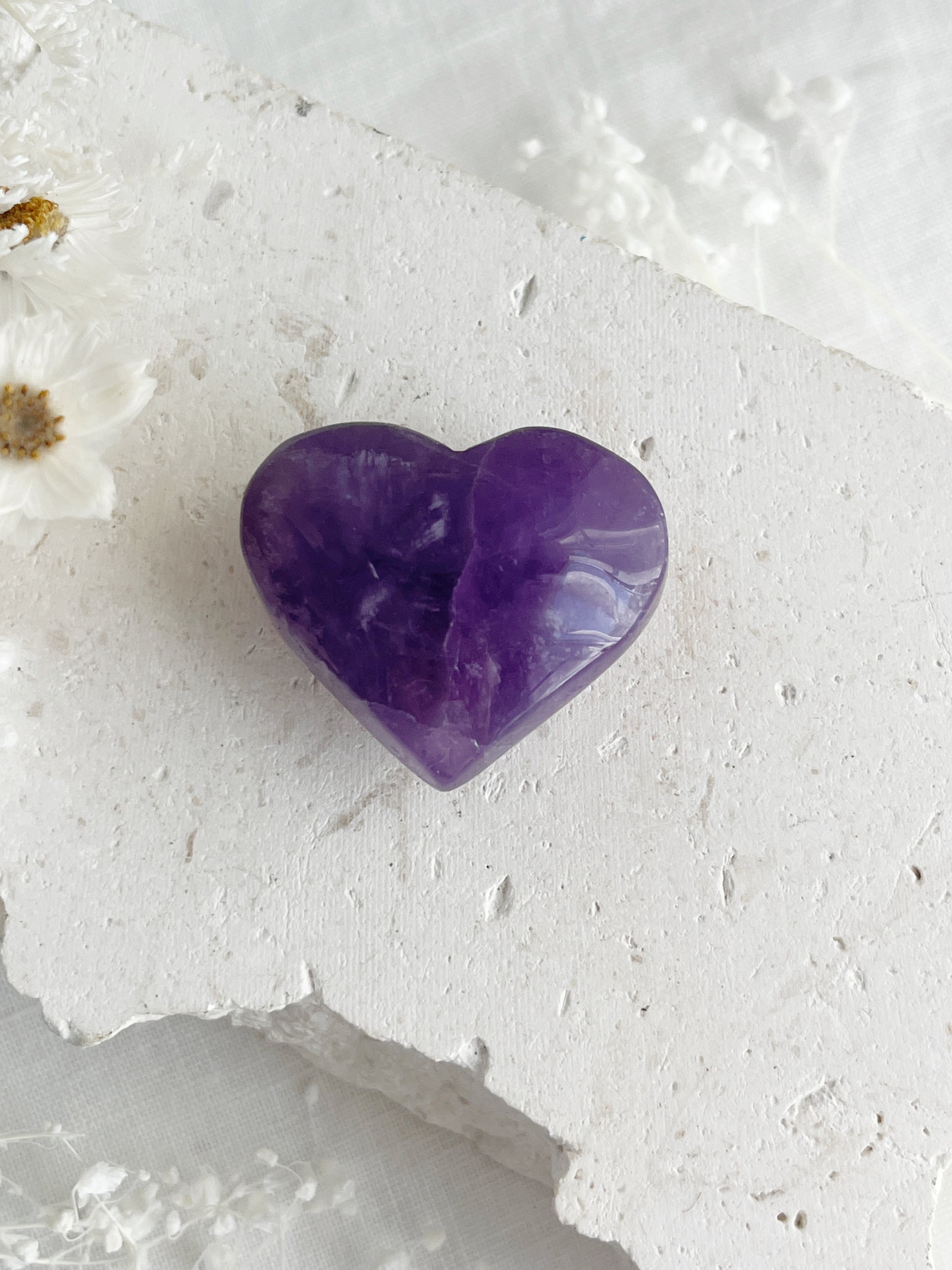 AMETHYST HEART. STONED AND SAGED AUSTRALIA.