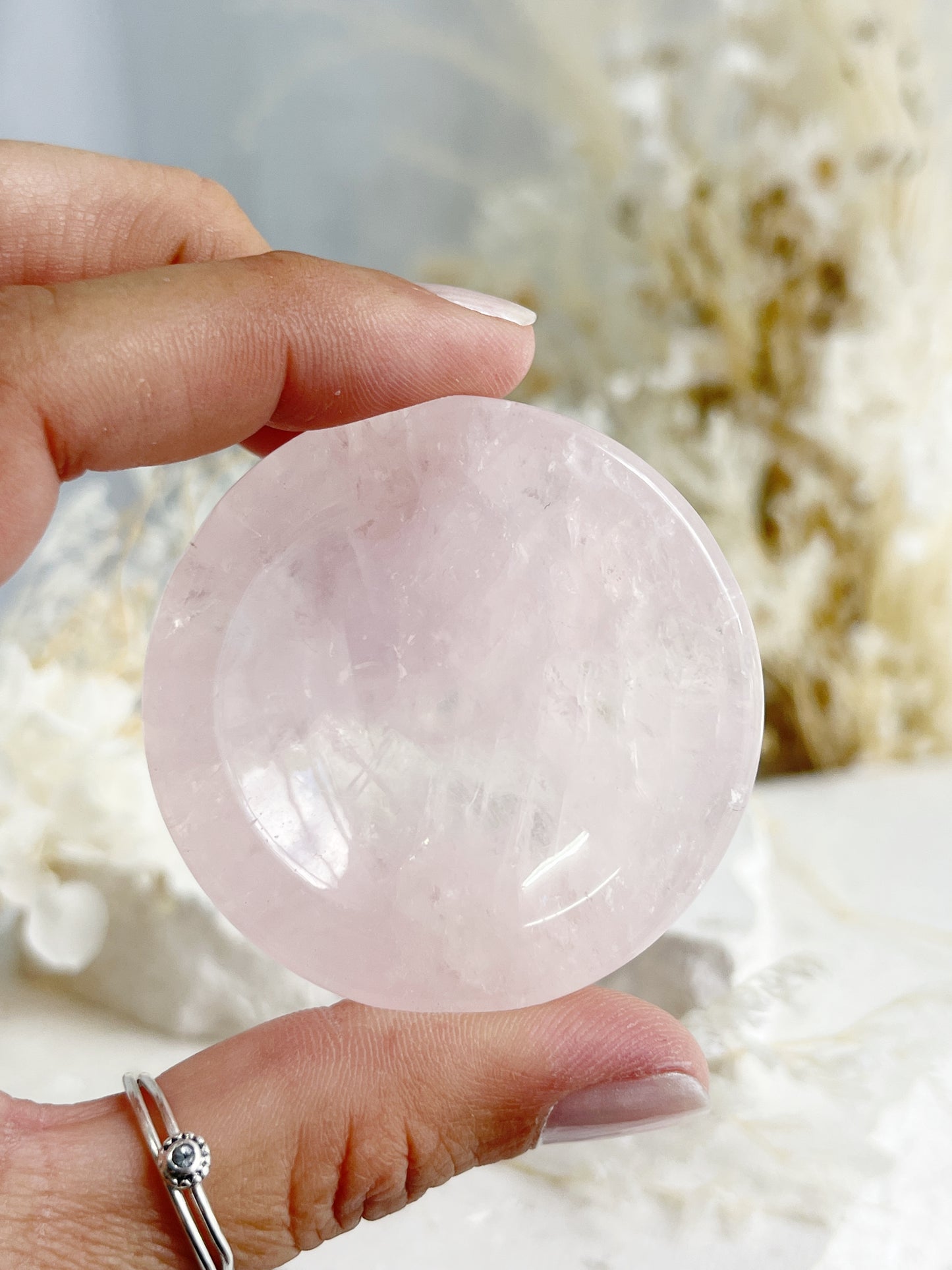 ROSE QUARTZ MINI DISH || 31775