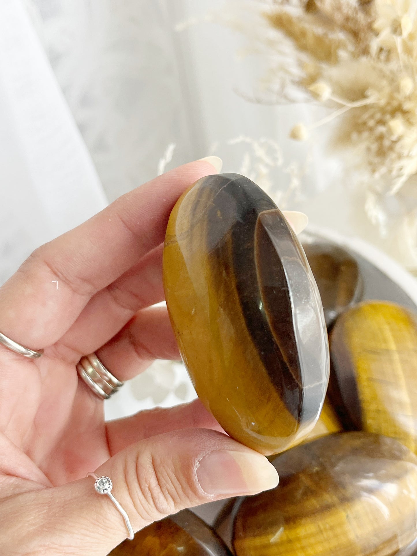 TIGERS EYE PALMSTONE || INTUITIVELY CHOSEN