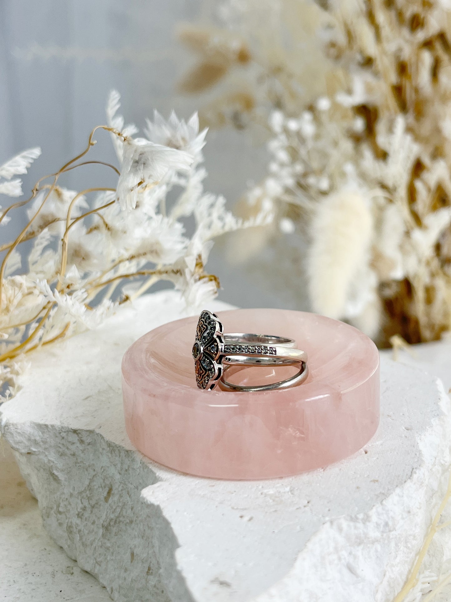 ROSE QUARTZ MINI DISH || 31771