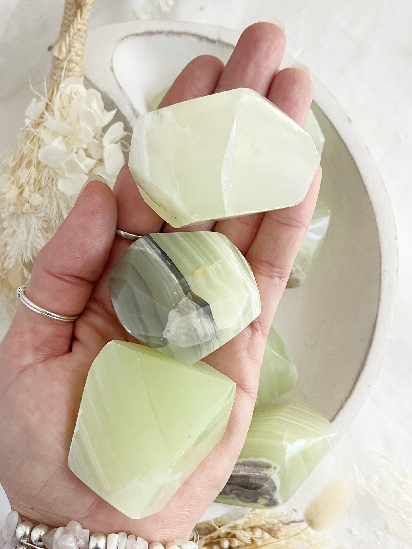 GREEN CALCITE FREEFORM || INTUITIVELY CHOSEN 20