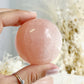 ROSE QUARTZ SPHERE || 31758