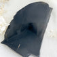BLACK OBSIDIAN SLICE || POLISHED FACE