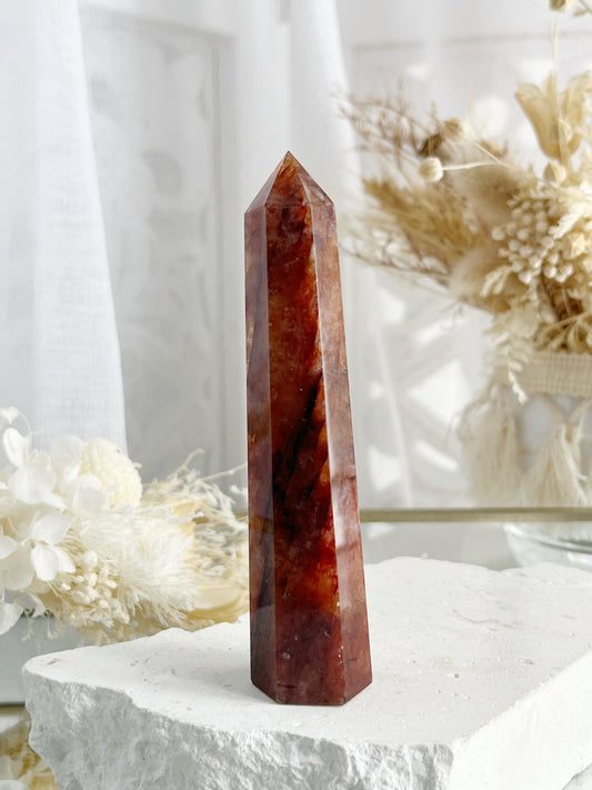 FIRE QUARTZ GENERATOR, STONED AND SAGED AUSTRALIA