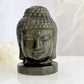 GOLD SHEEN OBSIDIAN BUDDHA HEAD CARVING STONED AND SAGED AUSTRALIA