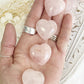 ROSE QUARTZ MINI HEART || INTUITIVELY CHOSEN