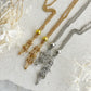 TUMBLE STONE CAGE NECKLACE || EMPTY