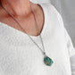 TUMBLE STONE CAGE NECKLACE || EMPTY