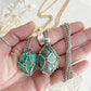 TUMBLE STONE CAGE NECKLACE || EMPTY