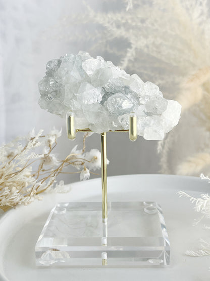 APOPHYLLITE CLUSTER 128, STONED AND SAGED CRYSTALS AUSTRALIA