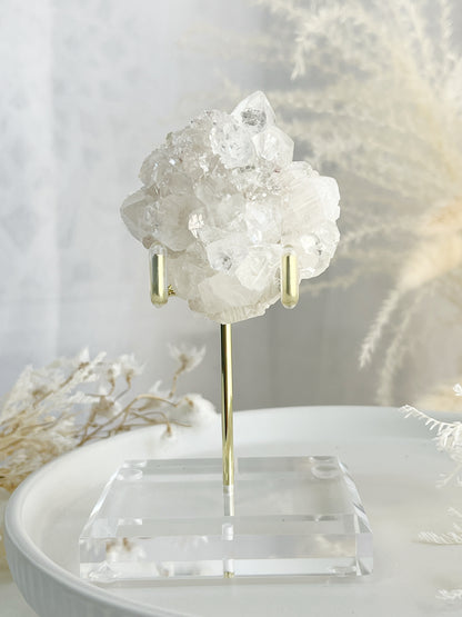 APOPHYLLITE CLUSTER 132, STONED AND SAGED CRYSTALS AUSTRALIA