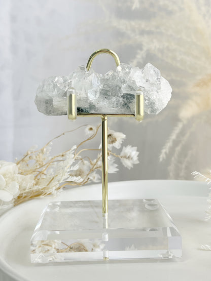 APOPHYLLITE CLUSTER 137, STONED AND SAGED CRYSTALS AUSTRALIA