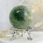 PREHNITE WITH TOURMALINE CRYSTAL SPHERE EMERALD QLD AUSTRALIA