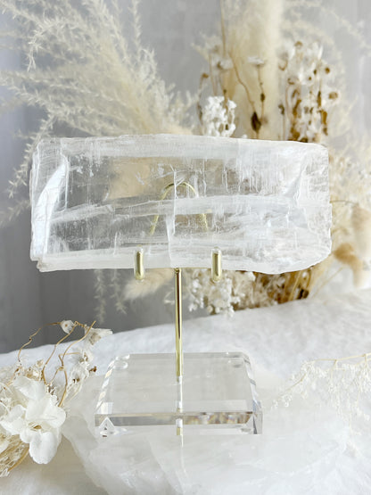 UTAH ICE SELENITE WINDOW, CRYSTALS EMERALD QLD AUSTRALIA STONED AND SAGED