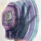 RAINBOW FLUORITE SLAB || 30873