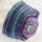 RAINBOW FLUORITE SLAB || 30873