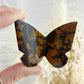 BROWN BRECCIATED JASPER 3D BUTTERFLY || 32155