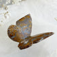 BROWN BRECCIATED JASPER 3D BUTTERFLY || 32156