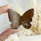 BROWN BRECCIATED JASPER 3D BUTTERFLY || 32156
