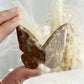 BROWN BRECCIATED JASPER 3D BUTTERFLY || 32156