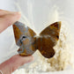 BROWN BRECCIATED JASPER 3D BUTTERFLY || 32158