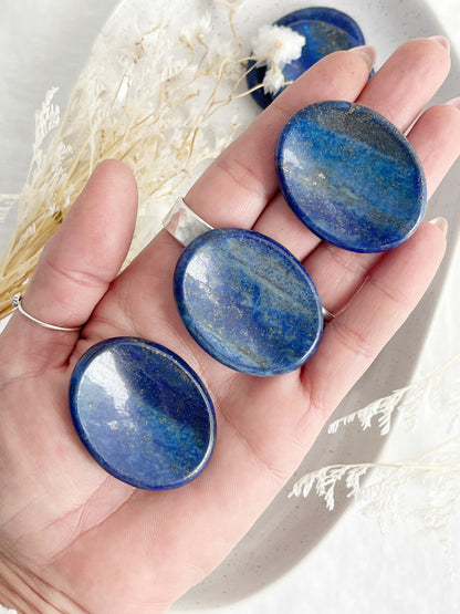 LAPIS LAZULI WORRY STONE || INTUITIVELY CHOSEN