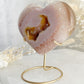 DRUZE AGATE HEART || 33006