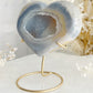 DRUZE AGATE HEART || 33008