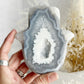 DRUZE AGATE HAMSA || 33001