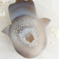 DRUZE AGATE HAMSA || 33003